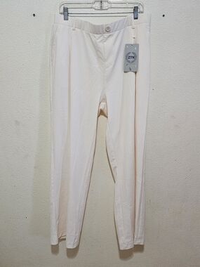 ZTN Women's Pleated Wide-Leg Dress Trousers Size 2XL